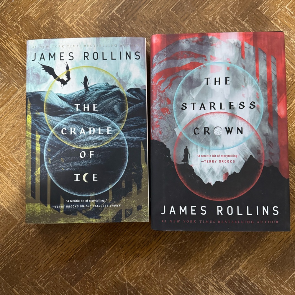James Rollins Book Set - The Cradle of Ice & The Starless Crown